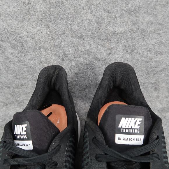 Nike Shoes Womens 10 Athletic Trainers In Season TR 8 Sneaker Active Sport Black - Picture 4 of 14